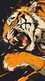 Gruseliger Tiger