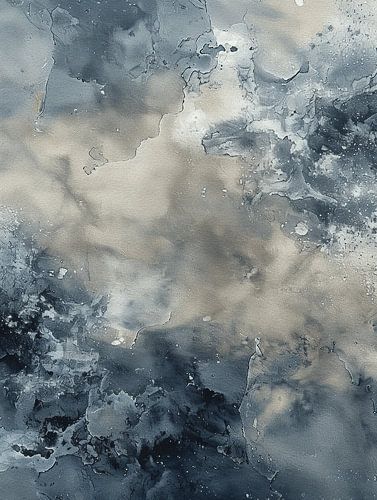 Modern abstract in wabi-sabi stijl