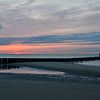 Plage du coucher de soleil à Oostkapelle sur Oostkapelle Fotografie