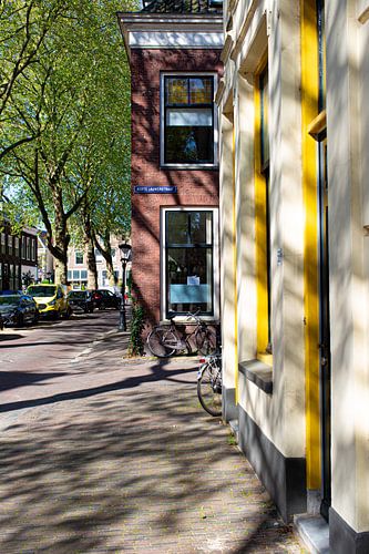 The corner of Breedstraat and Korte Lauwerstraat in the centre of Utrecht (colour) by André Blom Fotografie Utrecht