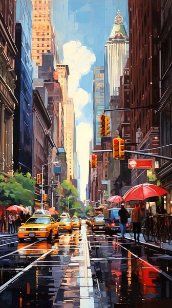 The Tales of New York Raindrops by ByNoukk