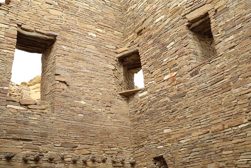 Pueblo Bonito (Pueblo culture) Building in Chaco Canyon, US state of New Mexico USA by Frank Fichtmüller