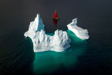 Groenland vanuit de lucht