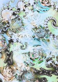 Bloemen en Fractals van Claudia Gründler