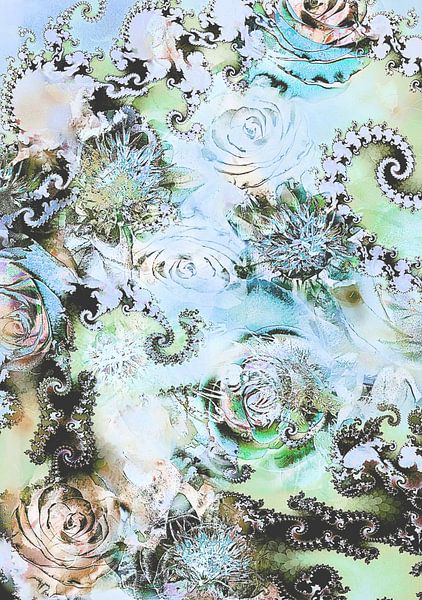 Bloemen en Fractals van Claudia Gründler