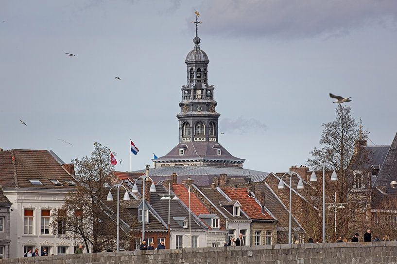 Tower of the town hall in Maastricht by Rob Boon