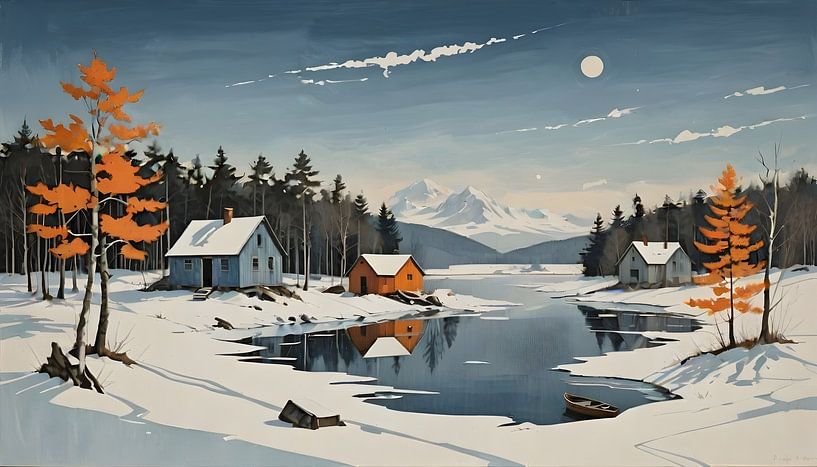 Nordic winter, winter in the north by Nick Wendt