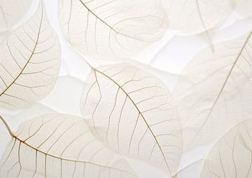 White silk leaves van Bianca ter Riet