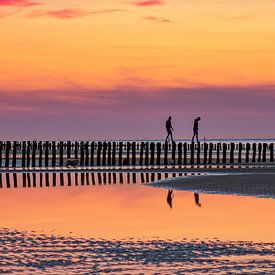 Zonsondergang Breskens van Dieter Twenhoven