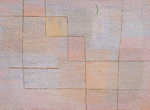 Géométrie tissée aux couleurs pastel