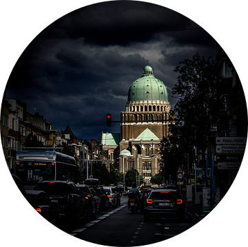 Brussel Basiliek Koekelberg tijdens het spitsuur van Benjamien t'Kindt