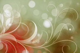 Arrière-plan de motifs bouclés élégants dans une ambiance de Noël