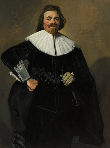 Portret van Tieleman Roosterman, Frans Hals
