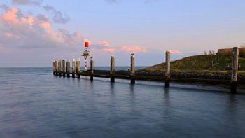 Coucher de soleil sur le port