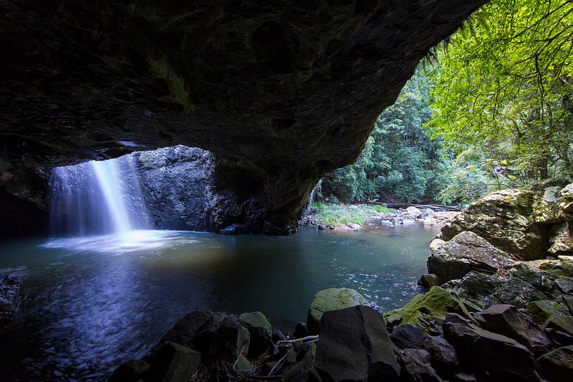 Natural Bridge, Springbrook National Park, New South Wales, Australie von Willem Vernes