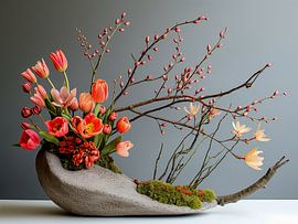 ikebana japanese floral design