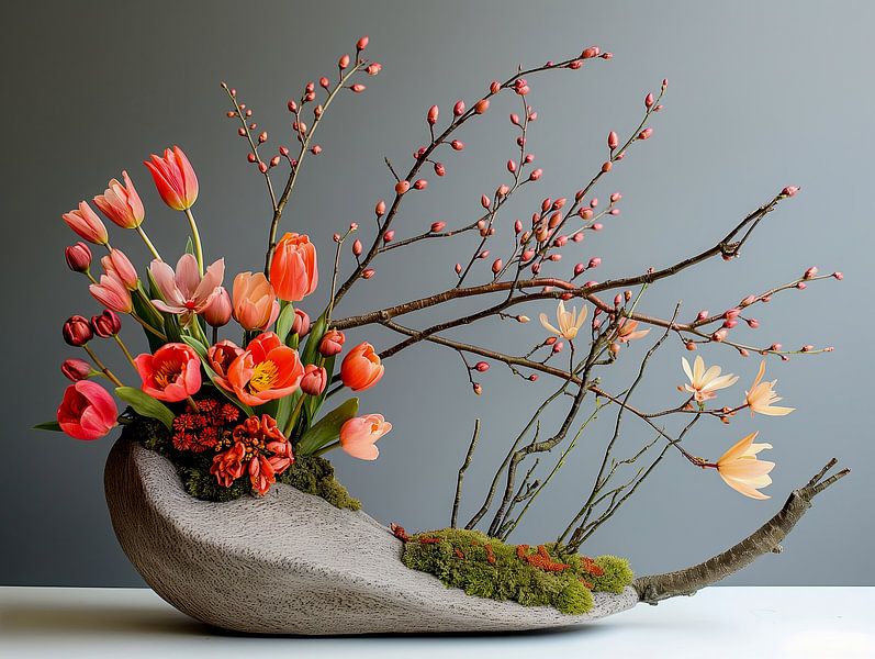 Ikebana - japanisches Blumendesign von Egon Zitter