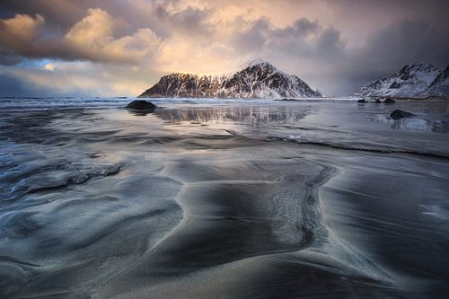 Sonnenuntergang am Skagsanden.