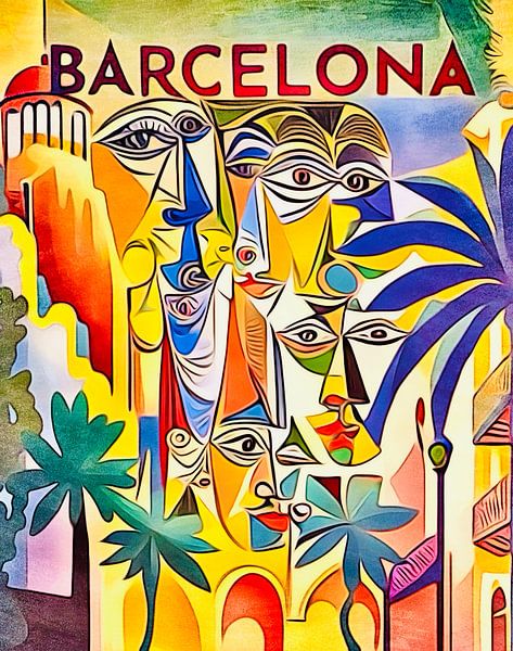 Barcelona, Globetrotter by zam art