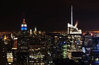 Manhattan @ Night II van Michiel Heuveling thumbnail
