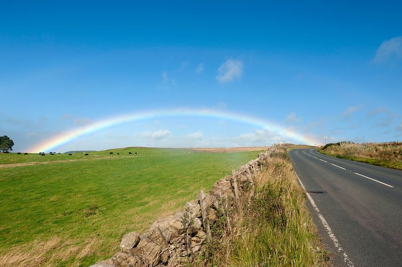 Rainbow over Sourmoor Hill by Richard Wareham