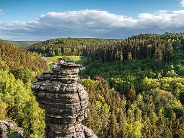 Bielatal, Sächsische Schweiz - Felstürme und Ottomühle von Pixelwerk