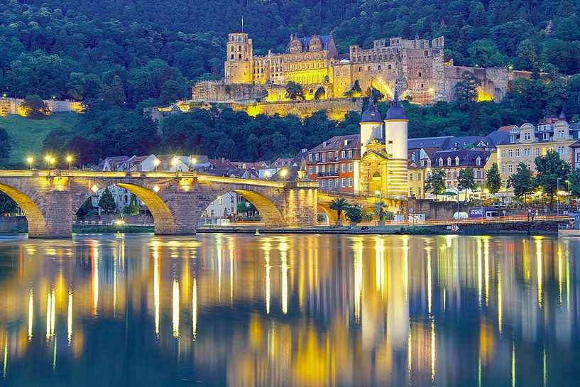 Heidelberg in the evening by Patrick Lohmüller