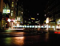 Lichten op een rustige straat