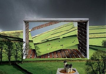 surrealistisch landschap van Henk Speksnijder