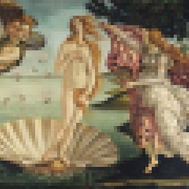 Pixel Art: Die Geburt der Venus von JC De Lanaye