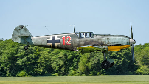 Luftwaffe Messerschmitt Bf 109 E-4 jachtvliegtuig.