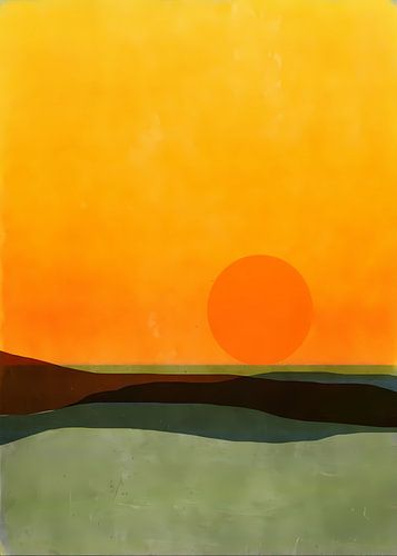 Abstract landschap 4