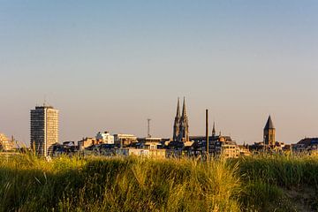 Skyline Oostende van Wim Byl