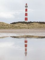 Ameland lighthouse mirrored