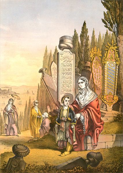 Femmes turques et arméniennes, femme de Turquie et d'Arménie, Voyages en Turquie 1862, femmes turque par Liszt Collection