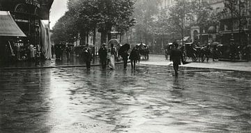 A Wet Day on the Boulevard, Paris (1894) by Alfred Stieglitz von Peter Balan