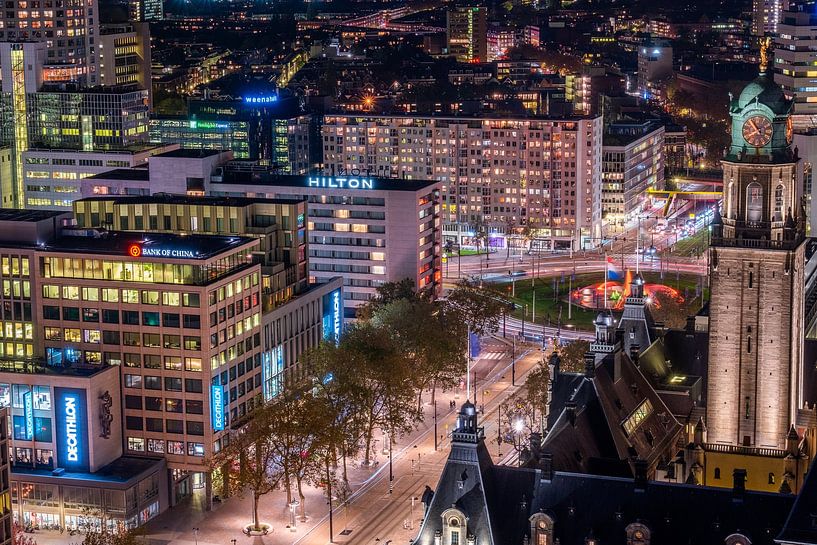 Rotterdam Centre viewed from above by Annemieke Klijn