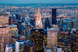 Blick auf das Chrysler Building, New York von Sascha Kilmer