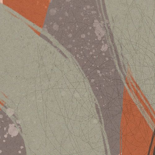 Moderne abstracte kunst in pastelkleuren nr. 8