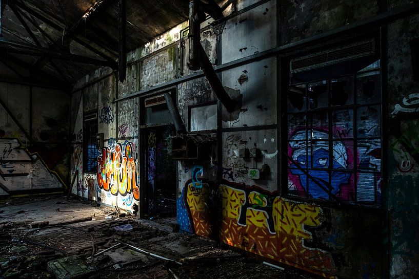 Mur de graffitis par Zoë Verbruggen