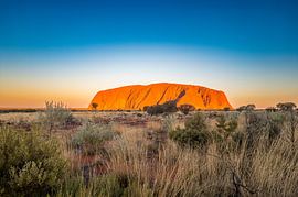 Evening sun over the old country by Nico van Velden