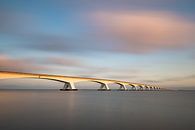 Zeeland bridge in the morning light by Mark Bolijn thumbnail