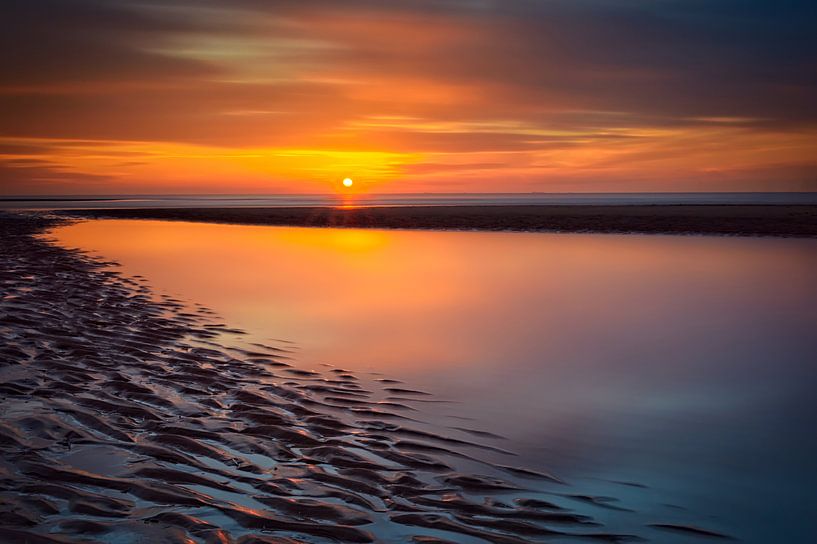 Oranger Sonnenuntergang von Richard Guijt Photography