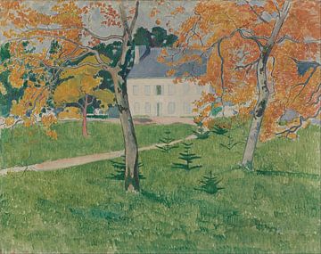 Emile Bernard - Huis tussen bomen; Pont-Aven (1888) van Peter Balan