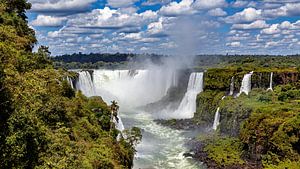 Die Iguazu Wasserfälle zwischen Argentinien und Brasilien