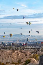 Cappadocië en heteluchtballonnen