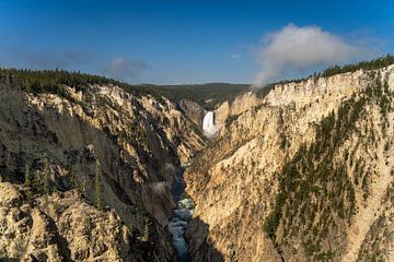 Grand Canyon of Yellowstone, Lower Falls, Yellowstone National Park, USA by Jeroen van Deel