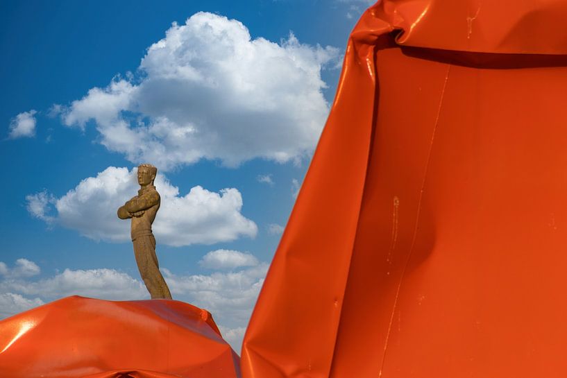 Uitkijken over de Noordzee vanop de Rock-Strangers van didier de borle