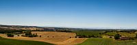 landscape overlooking the Pyrenees
