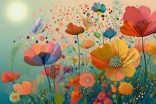 Summertime blues van Digital Art Studio